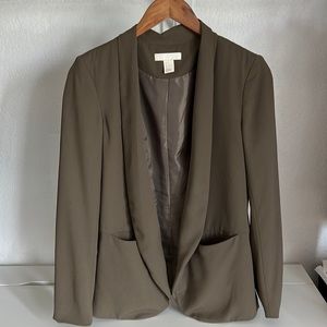 H&M Women's Blazer size 6 (olive green)